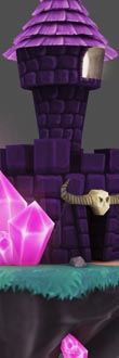 
				Concept and model of a fantastic demonologist's castle. Game-ready low poly model
				with hand-painted textures.
			