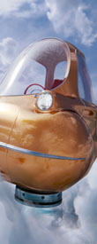 
				Conceptual rendering of a flying pod based on the Scootacar done in Blender.
			